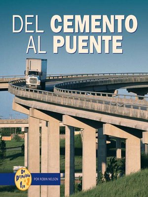 cover image of Del cemento al puente (From Cement to Bridge)